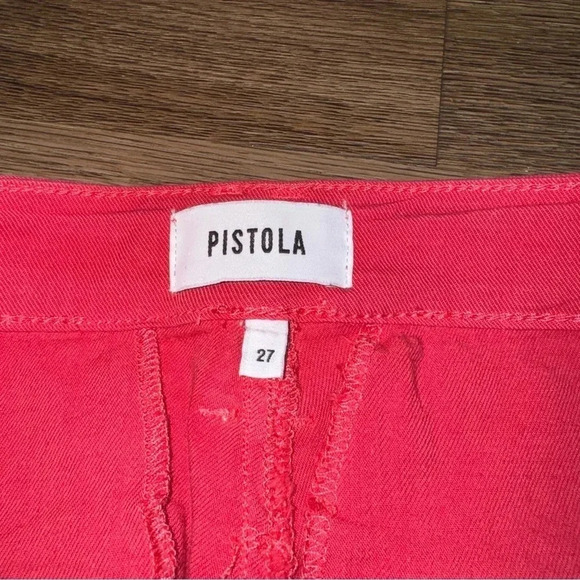 Pistola Size 27 Erin High Rise Utility Crop Straight Leg Pant Coral Revolve - Picture 6 of 8